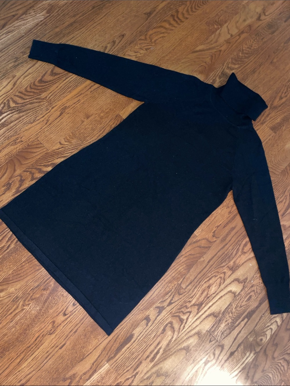 Quince Mongolian cashmere turtleneck sweater dress